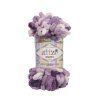 Příze Puffy color 5923 fialovo-bílá