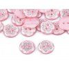 93208 2 knoflik kvet s glitry velikost 20