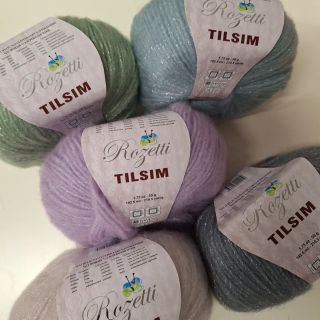 Nové odstíny Tilsim - měkká dutinková příze s lesklou nitkou, ze které uděláte nadychané svetry, vesty, čepice nebo šály....